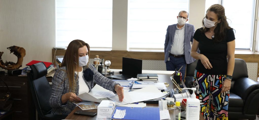REKTÖR HOTAR GSF VE KONSERVATUVAR PROJESİNİ İNCELEDİ